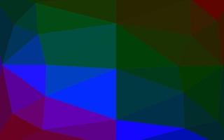 Dark Multicolor, Rainbow vector low poly layout.