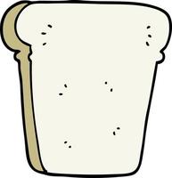 cartoon slice of bread vector