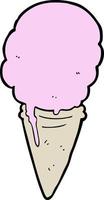 cartoon ice cream vector