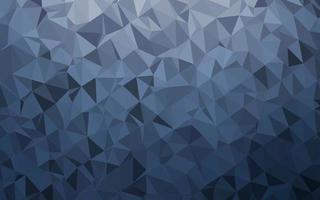 Dark BLUE vector shining triangular background.