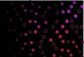 Dark Pink vector cover with spots.