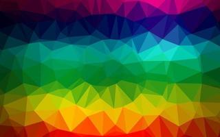 Dark Multicolor, Rainbow vector low poly texture.