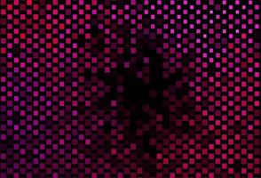 patrón de vector rosa oscuro con cristales, rectángulos.