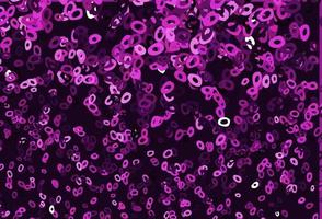 Dark Pink vector template with circles.