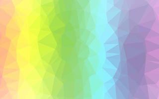 Light Multicolor, Rainbow vector shining triangular pattern.