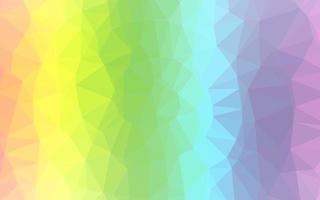 Light Multicolor, Rainbow vector shining triangular pattern.