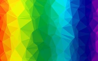 Light Multicolor, Rainbow vector polygon abstract backdrop.