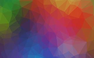 luz multicolor, arco iris vector textura de triángulo borroso.