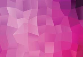 Light Pink vector abstract polygonal layout.