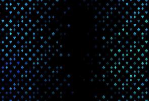Dark Blue, Green vector layout with elements of cards.