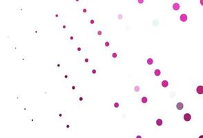 Light Pink vector backdrop with dots.