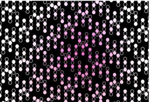 Dark Pink vector template with circles.