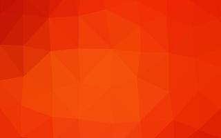Light Orange vector shining triangular pattern.