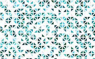 Light Blue, Green vector seamless template with crystals, triangles.