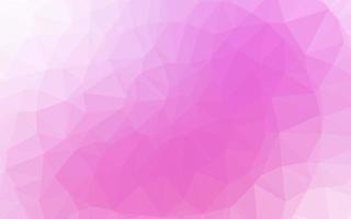 Light Pink vector shining triangular pattern.