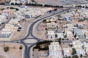 muscat arabic town aerial view landcape photo