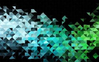 Dark Blue, Green vector cover in polygonal style.
