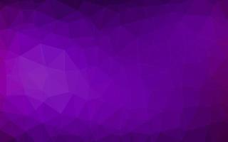 Dark Purple vector shining triangular template.