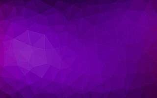 Dark Purple vector shining triangular template.