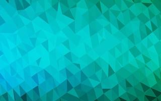 Fondo de mosaico abstracto de vector azul claro, verde.