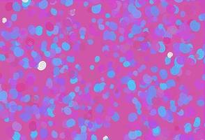 Light Pink, Blue vector background with abstract lines.