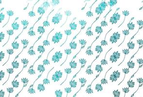 Light BLUE vector doodle texture.