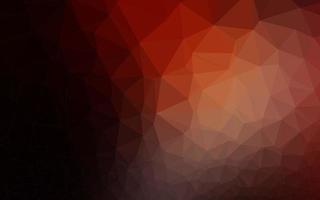 Dark Red vector polygon abstract backdrop.