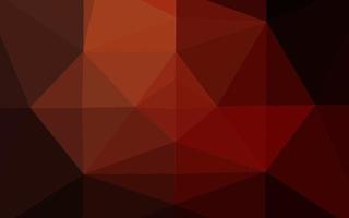 Dark Red vector triangle mosaic cover.