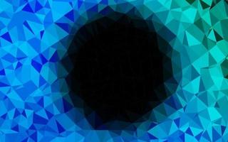 Light Blue, Green vector polygon abstract background.