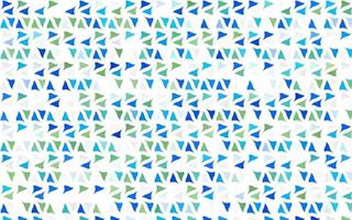 textura de vector azul claro, verde en estilo triangular.