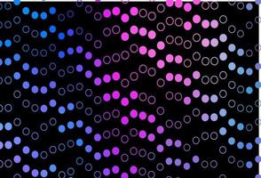 Dark Pink, Blue vector layout with circle shapes.