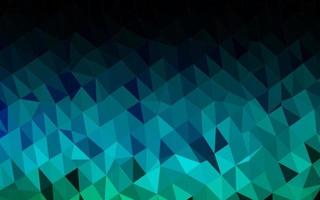 Light Blue, Green vector blurry triangle template.