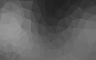 Dark Silver, Gray vector polygon abstract backdrop.