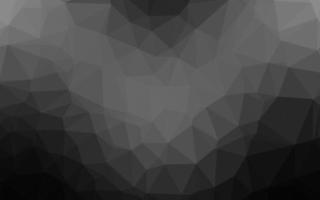 plata oscura, vector gris brillante fondo triangular.