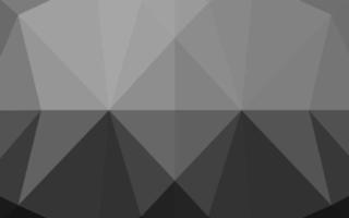 Dark Silver, Gray vector abstract mosaic pattern.