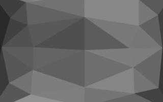 Dark Silver, Gray vector polygonal background.