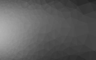 Dark Silver, Gray vector shining triangular background.