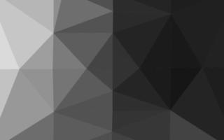 Dark Silver, Gray vector triangle mosaic template.