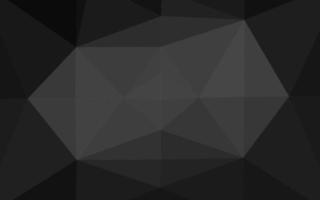 Dark Silver, Gray vector triangle mosaic texture.