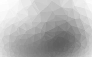 Light Silver, Gray vector abstract polygonal texture.