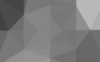 Light Silver, Gray vector shining triangular background.