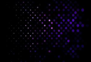 Dark Purple vector texture with disks.