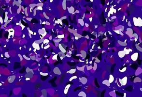 Light Purple vector template with memphis shapes.