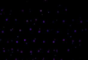 Dark Purple vector pattern in polygonal style with circles.