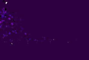 Light Purple vector pattern with chaotic shapes.