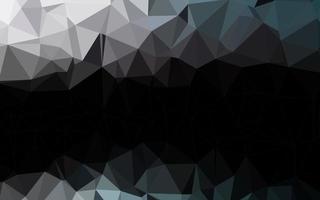 Dark BLUE vector polygonal background.