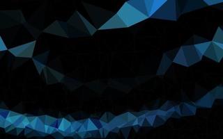 Dark BLUE vector abstract polygonal layout.