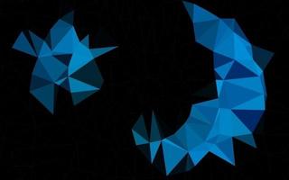 Light BLUE vector polygon abstract background.