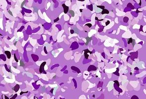 Light Purple vector template with memphis shapes.