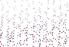 Light Purple vector background with triangles, circles, cubes.